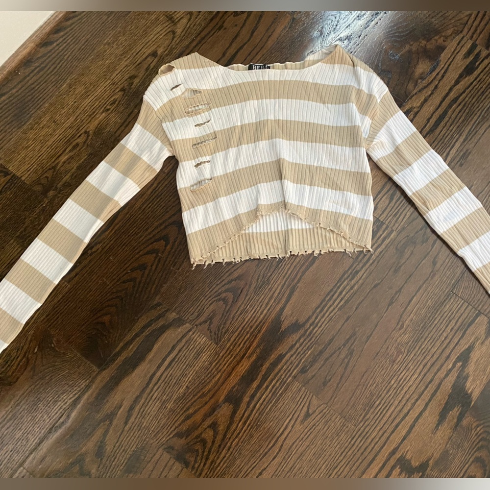 Crop top - long sleeve